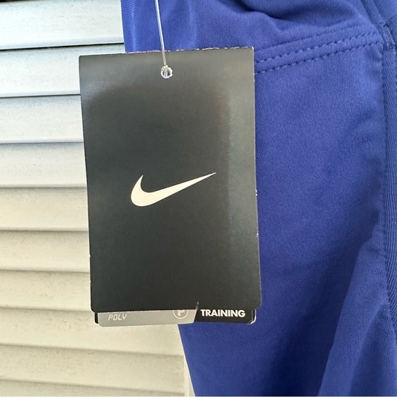 Nike One Piece Training Swimsuit Womens 12 Navy Crossback Athletic Swim - Picture 4 of 6